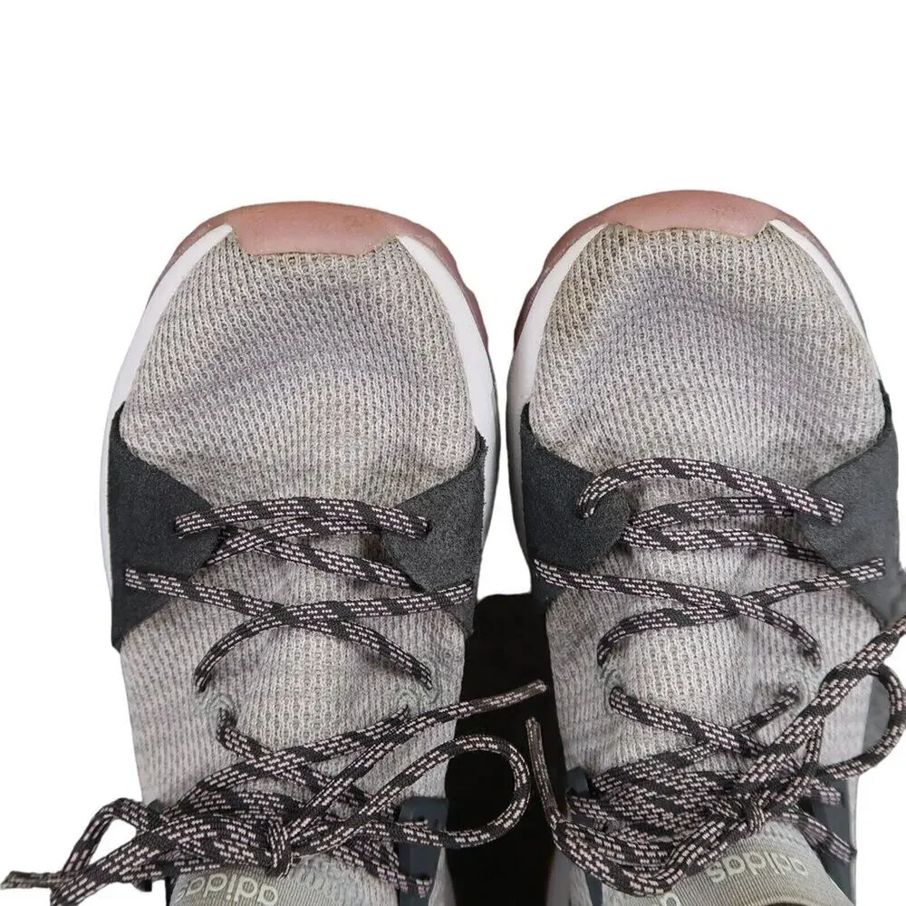 Adidas Shoes Women 6.5 Athletic Trail Running Quesa Cloudfoam Casual Active Gray